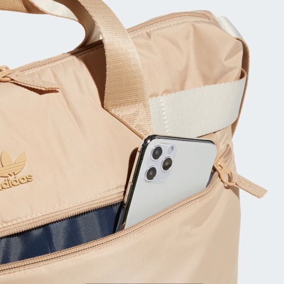 Adidas Originals Puffer Tote in Magic Beige - Picture 3 of 9